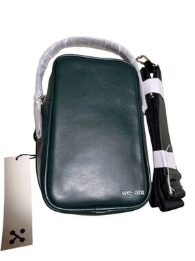 We ar4 Navy Crossbody Bag for Women - Compact Leather Shoulder Bag